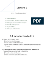 Lec01-02 (Topic 1 C++ Fundamentals) - v2