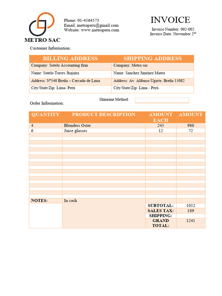 Expo Ingles | PDF | Invoice | Accounts Payable