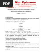 AI & DS - AD3351 DAA - 2marks (Unit 1 & 2) Question Bank