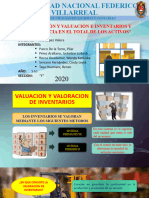 Valoración y Valuación e Inventarios y Su Incidencia en El Total de Los Activos