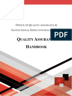 Quality Assurance Handbook 1677275668