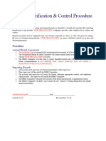 Hazard Identification and Control Procedure Template