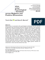 The Association Between Marital Status and Psychological Well-Being