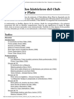 Anexo - Partidos Históricos Del Club Atlético River Plate - Wikipedia, La Enciclopedia Libre