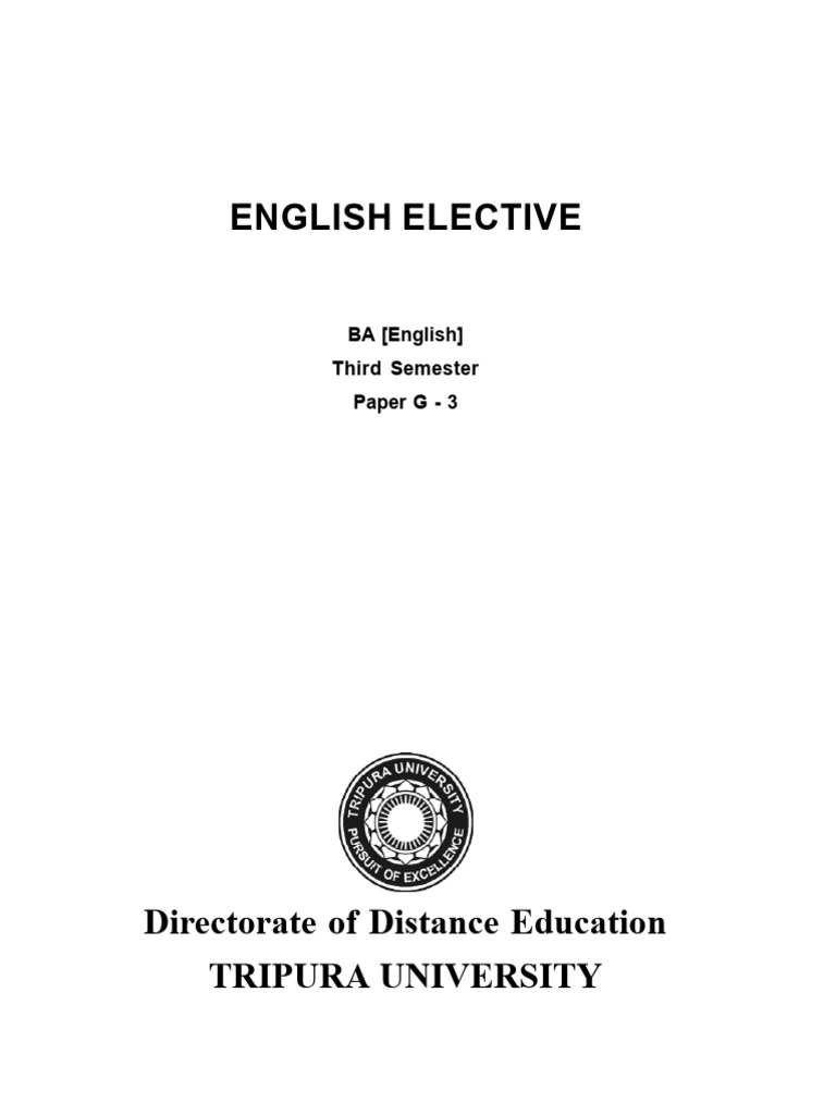 BA-3RD (Elective English) - English Elective, PDF, Phonetics