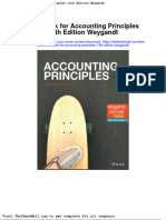 Test Bank For Accounting Principles 13th Edition Weygandt