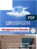 Management of Sinusitis