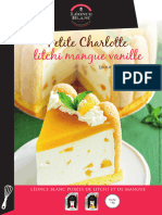 Petite Charlotte Litchi Mangue Vanille Puree Leonce Blanc