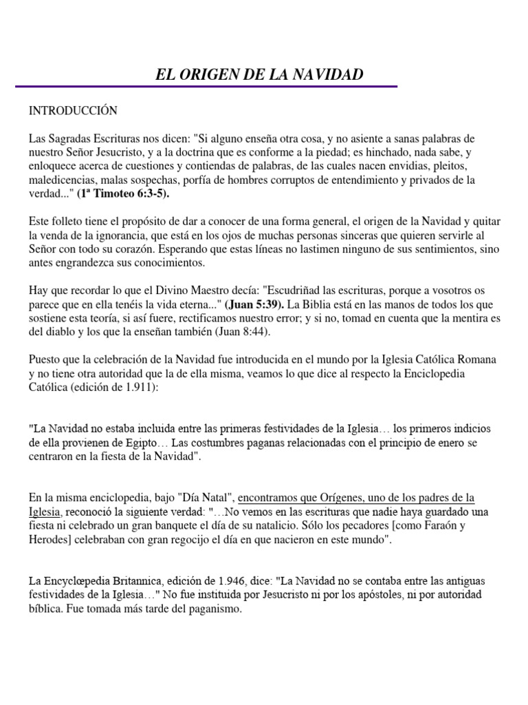 Origen pagano de la Navidad | PDF | Navidad | Reyes Magos