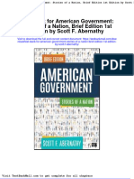 Test Bank For American Government Stories of A Nation Brief Edition 1st Edition by Scott F Abernathy