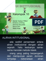 Aliran Institusional (Print)