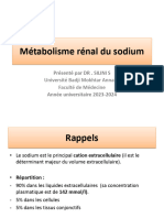 5-Métabolisme Du Sodium DR SILINI PDF