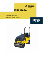 Bomag BW 90 SC-5, BW 100 SC-5 Tandem Rollers Technical Data