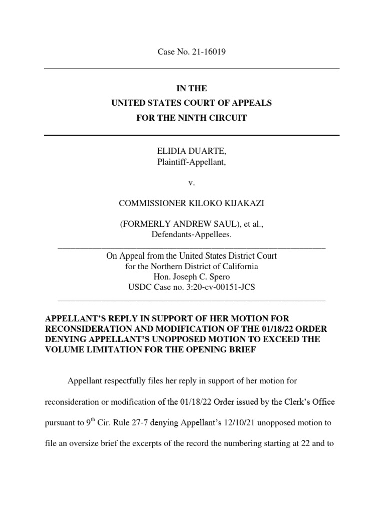 38 02 14 22 reply mo reconsideration order denying exceed word