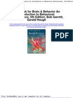 Test Bank For Brain Behavior An Introduction To Behavioral Neuroscience 5th Edition Bob Garrett Gerald Hough