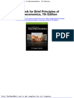 Test Bank For Brief Principles of Macroeconomics 7th Edition