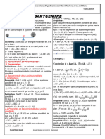 Le Barycentre Dans Le Plan Cours