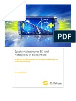 Synchronisierung EE Und Netzausbau BB Abschlussbericht