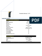 Termómetro Infrarojo GM320: Especificaciones Generales