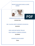 Proyecto Grupal Primer Bimestre Farmacologia Basica y Aplicada
