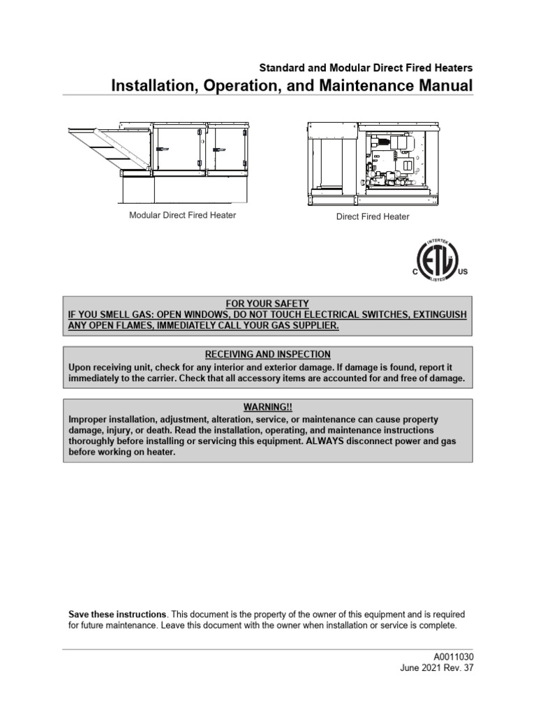 CaptiveAire Makupair Unit PDF