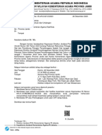 Surat Pemberitahuan Dan Undangan Peserta Rekrutmen PPIH Kloter Dan PPIH Arab Saudi Tahun 1445 H 2024 M