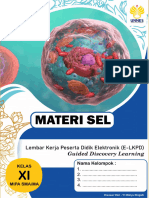 E-Lkpd Materi Sel Kelas Xi Mipa