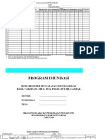 Form Imunisasi 2013