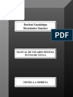 Darleni Guadalupe Hernández Sánchez: Manual de Usuario Sistema Punto de Venta