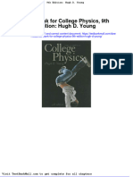 Test Bank For College Physics 9th Edition Hugh D Young