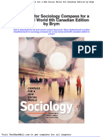 Test Bank For Sociology Compass For A New Social World 6th Canadian Edition by Brym