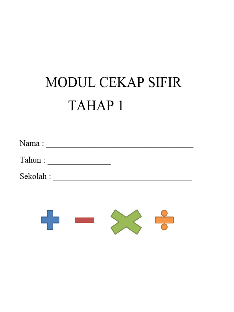 Cekap Sifir Tahap 1 Pdf