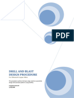 Drill and Blast Design Procedure