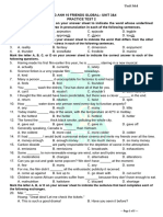 Tieng Anh 10 Friends Global - Unit 3&4 - Test 2