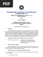 PG Thesis Format KCT-Phase 1 and 2 - Aug 23