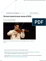 The Best Classical Music Stories of 2023