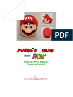 Mario Head 15cm Lined A4