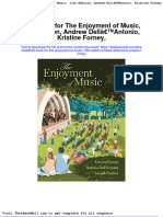 Test Bank For The Enjoyment of Music 13th Edition Andrew Dellantonio Kristine Forney