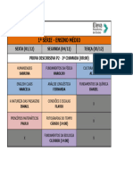 Calendário Médio - p2 Subst 1 Série