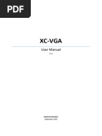 XCVGA User Manual V1.1