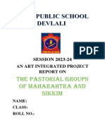 The Pastorial Groups of Maharahtra and Sikkim: SESSION 2023-24