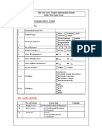 Tender Datasheet