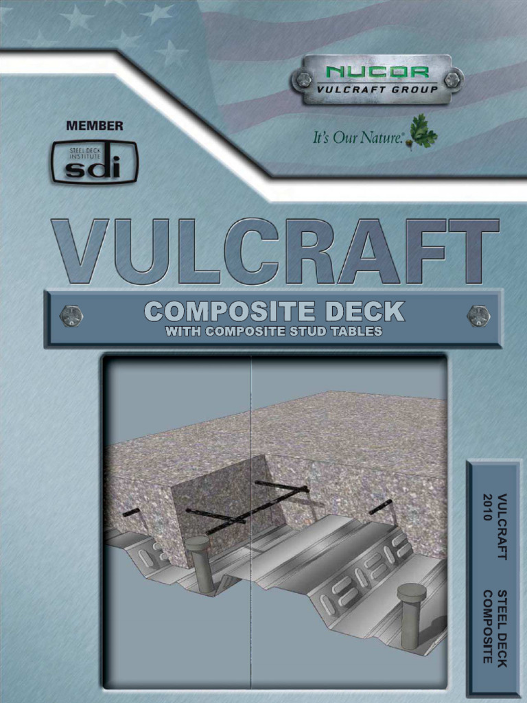 Vulcraft 1.5VL Deck Specifications | PDF | Structural Load | Building ...
