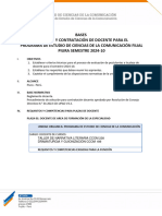 Proceso Selección Contratación Docente Por Modalidad Concurso Programa Estudio Ciencias de La Comunicación Filial Piura Semestre 202410