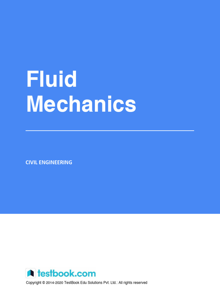 Fluid Mechanics - Study Notes | PDF | Fluid Dynamics | Fluid Mechanics