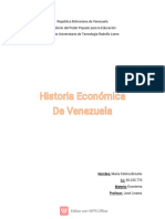 Historia Economica de Venezuela