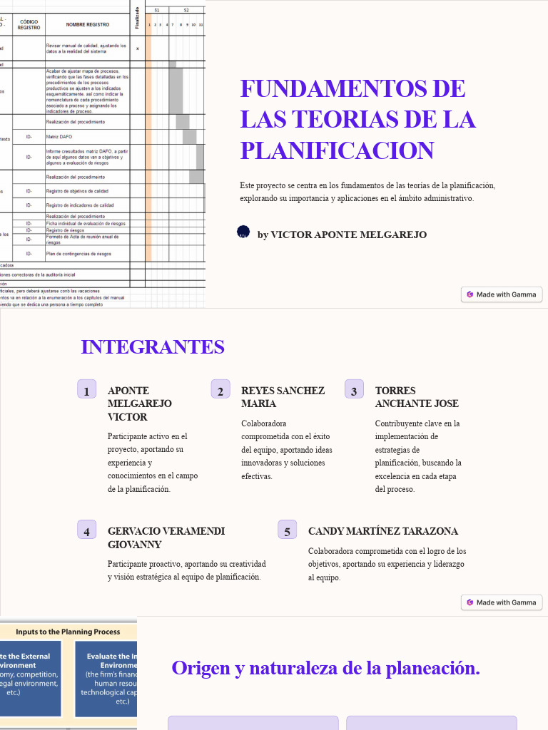 Fundamentos de Las Teorias de La Planificacion | PDF | Planificación ...