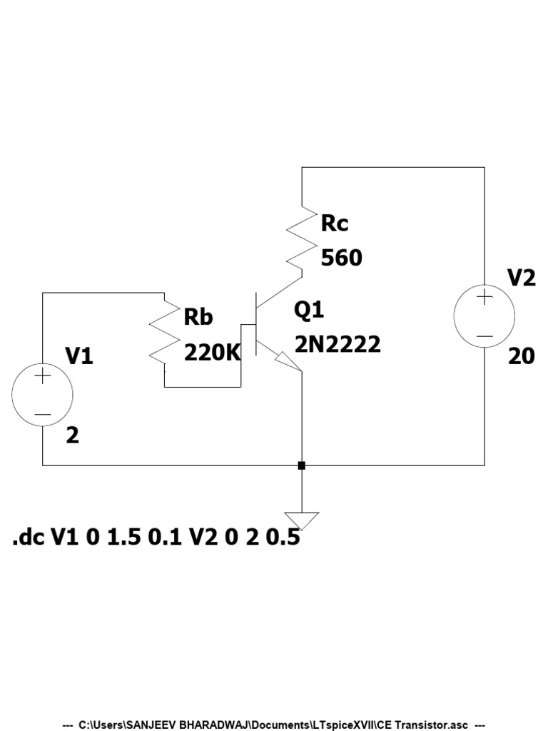 CE Transistor Circuit PDF