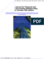 Solution Manual for Financial and Managerial Accounting Williams Haka Bettner Carcello 16th Edition