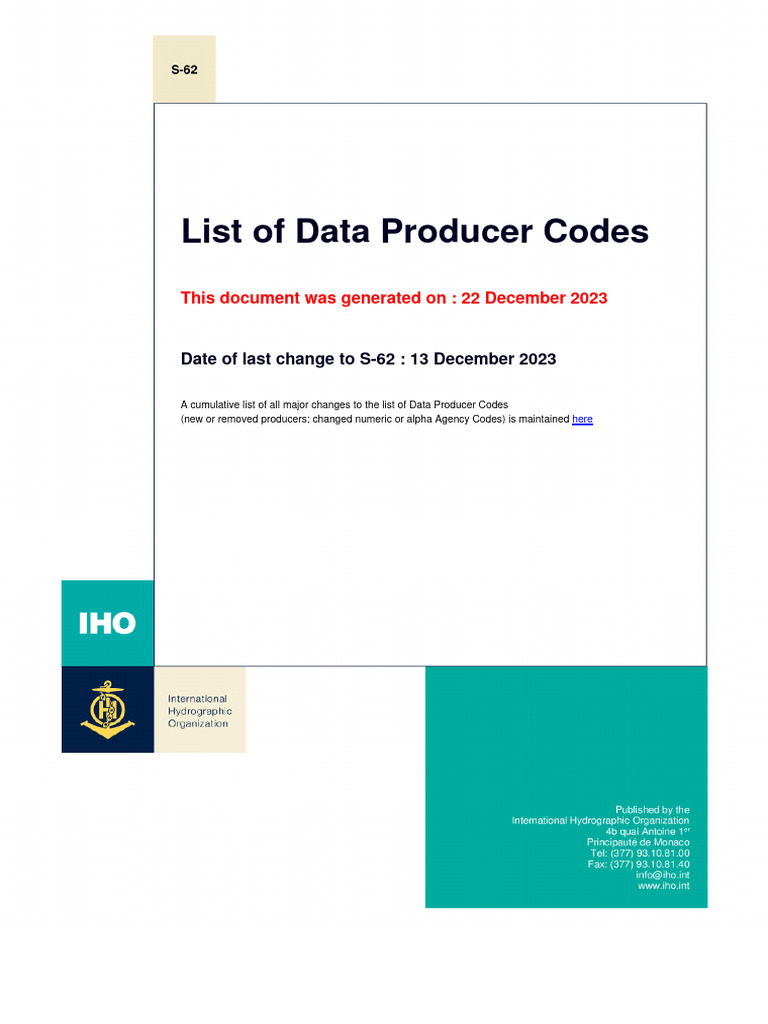 Producer Code | PDF